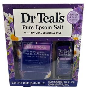 Dr. Teal's Melatonin Sleep Soak with Essential Oil Blend Foaming Bath